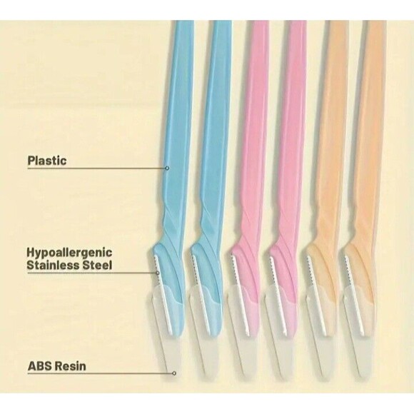6 PCS (Razor)-(Eyebrow)-(Shavers)-(Facial Hair Remover)-(Mixed Color)-(New)-$6 - Picture 6 of 10